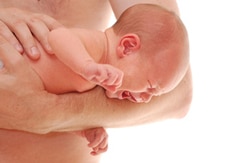 Säugling mit 3-Monats-Koliken