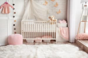 schön eingerichtetes Babyzimmer