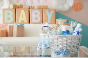 Geschenke für das neugeborene Baby