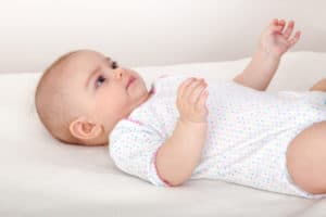 Baby mit Body